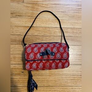 Vera Bradley 6in x 3in x 2in All in One Small Wallet Shoulder Purse